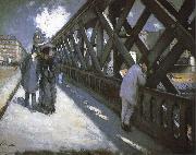 Gustave Caillebotte Study of pier oil painting on canvas